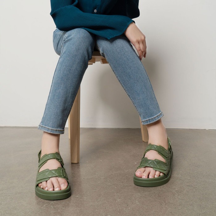 URBAN&CO Essentials Sandals Elaina Green