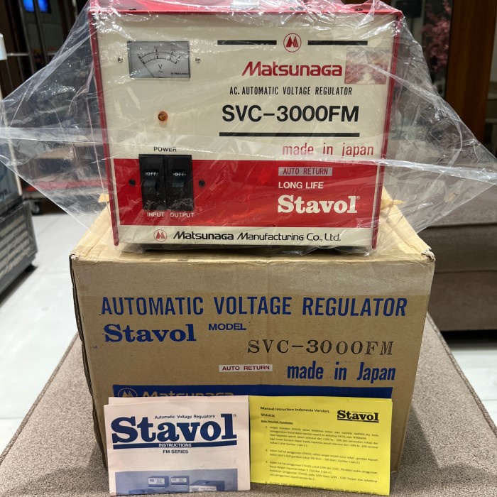 Ready Stabilizer/Stavol Matsunaga SVC-3000FM Original (Made in Japan)