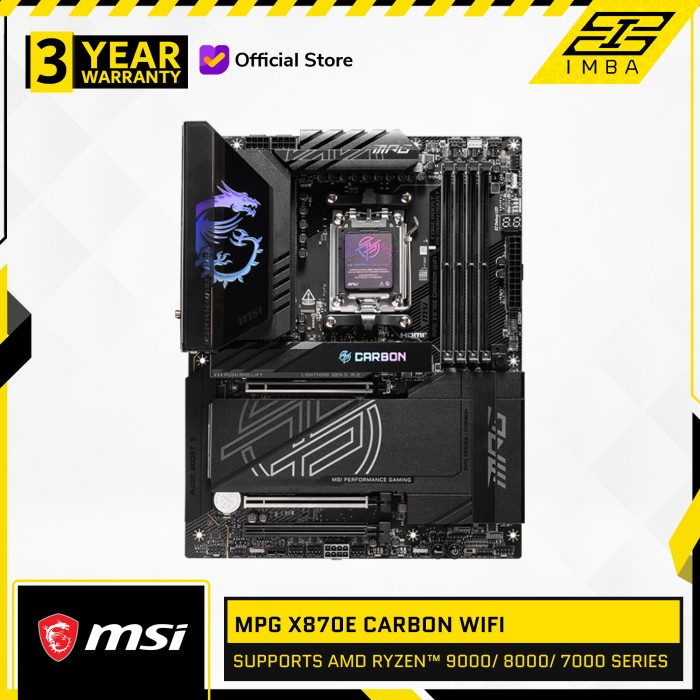 Ready MSI MOTHERBOARD MPG X870E CARBON WIFI ATX
