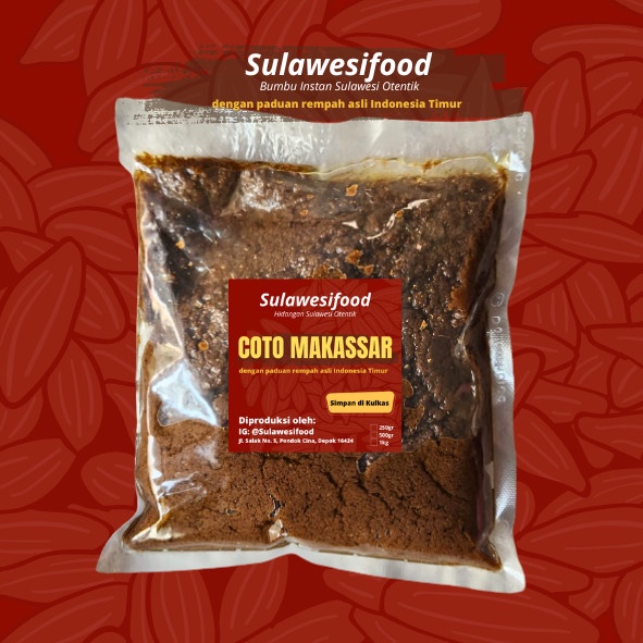 

ZidaPax bumbu coto makassar asli 1kg bukan coto nusantara
