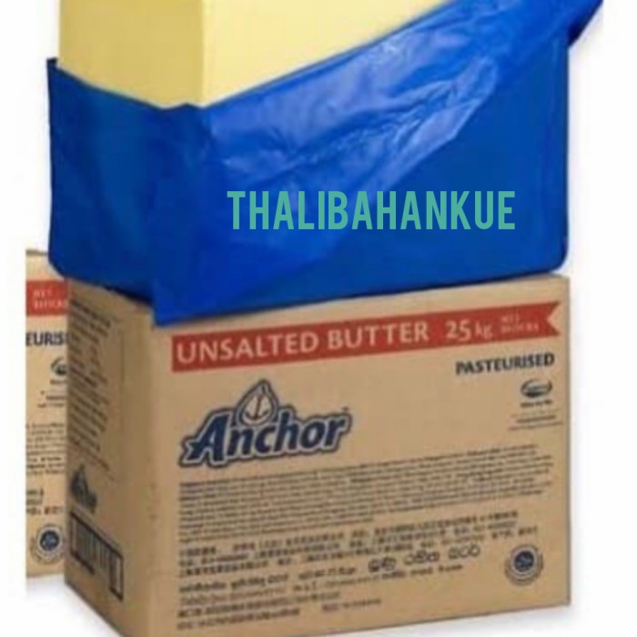 

ANCHOR BUTTER UNSALTED/TAWAR ECERAN 500G COCOK U/ KUE/CAKE KHUSUS OJOL