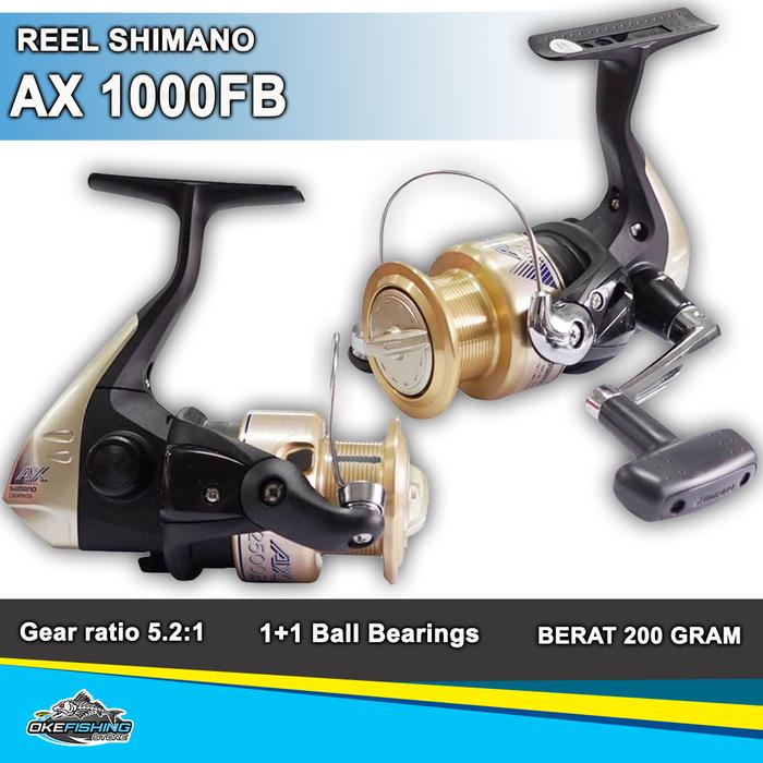 Ready Reel Shimano AX 1000FB 1bb - Reel Spinning Pancing