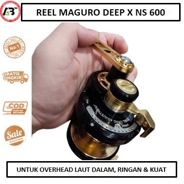 Ready reel maguro deep x ns 600 n atau nlp overhead Bahan Full Metal