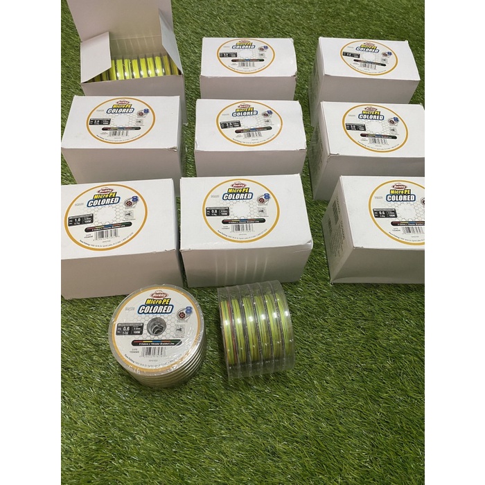 Ready BENANG PE BERKLEY MICRO PE COLORED X8 PER 100 METER MULTI GUNA