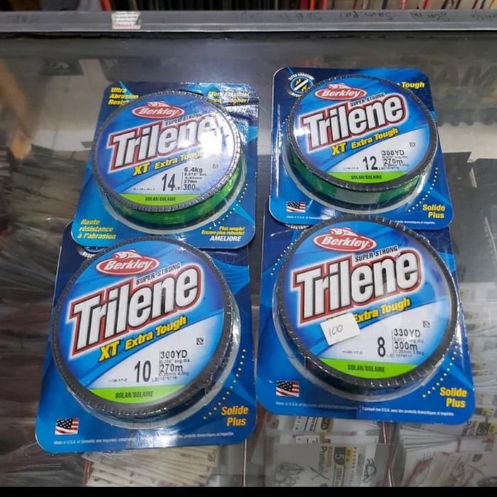 Ready senar pancing berkley trilene xt fs 300 yard warna solar