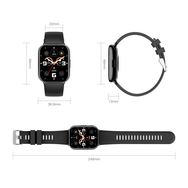 TERBARU WISELION NEW SMARTWATCH Z169 1.83" HD TOUCH SCREEN BLUETOOTH CALL CUSTOM WALLPAPER ANDROID