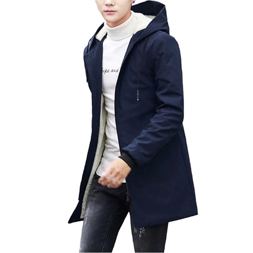 SKM Jaket pria casual kekinian SHERPA / jaket pria korean style / jaket sherpa / long coat pria