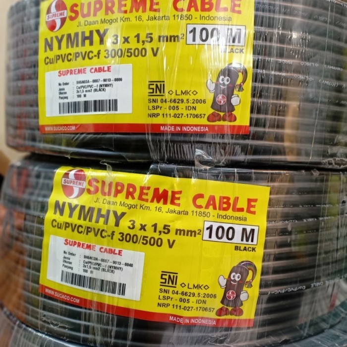 KABEL NYYHY NYMHY 3X1.5 3X1,5 mm 100M (METER) / 50M 50 METER SUPREME