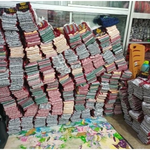 Stola Rajut Ulos Batak Pucca Motif Bordir