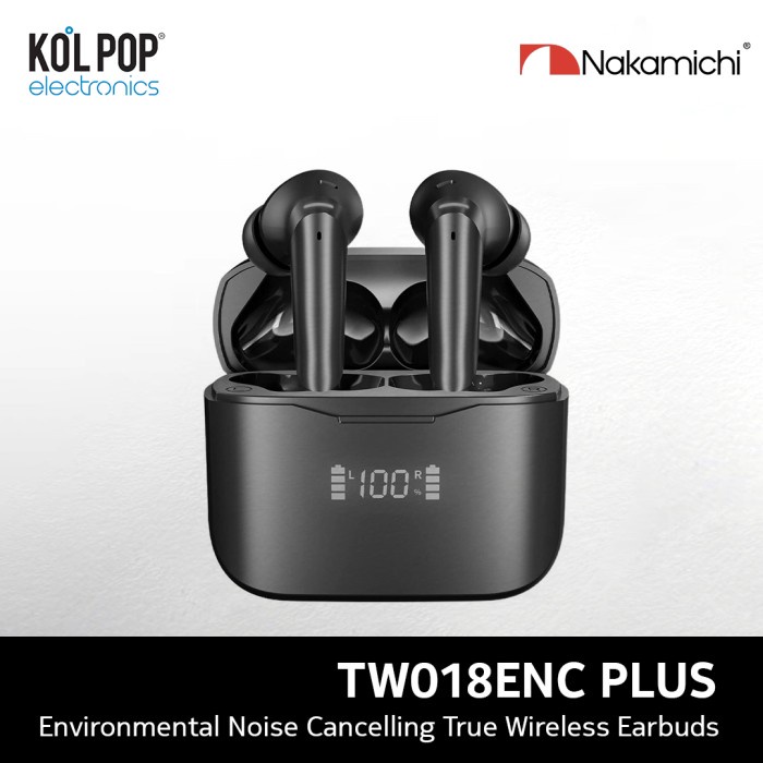 Nakamichi TW018ENC PLUS True Wireless Earbuds Bluetooth Earphone TWS