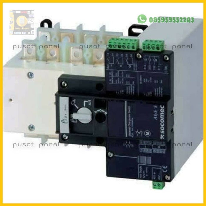 Limited Socomec Cos Motor Atys S 4P 63A - Change Over Switch Motorized