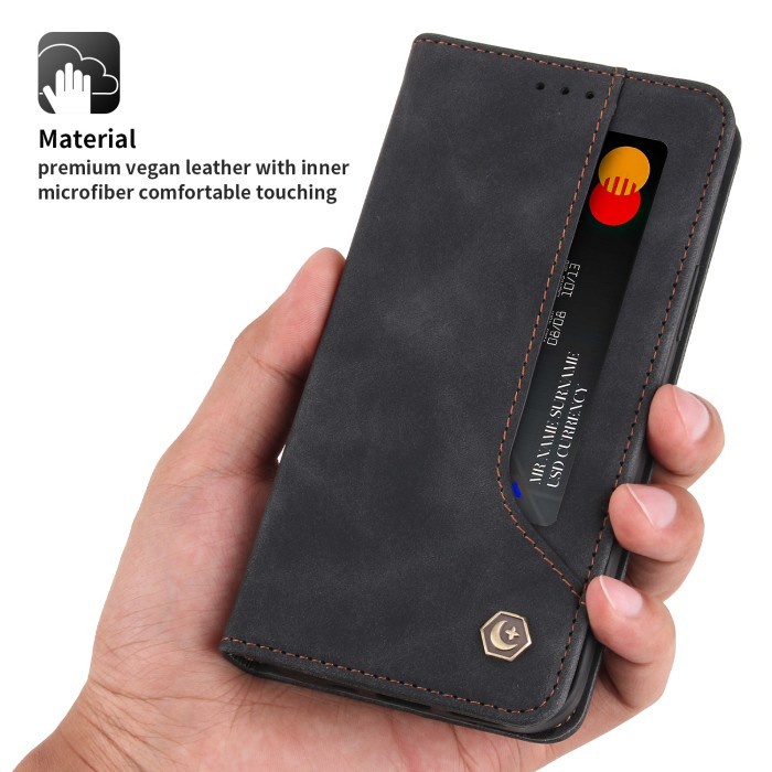 Samsung A52 Wallet Leather Case Cover Dompet POLA