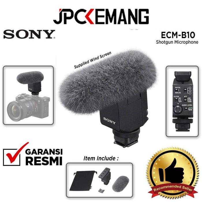 Sony Ecm-B10 Shotgun Microphone Sony Ecm B 10 Mic Original