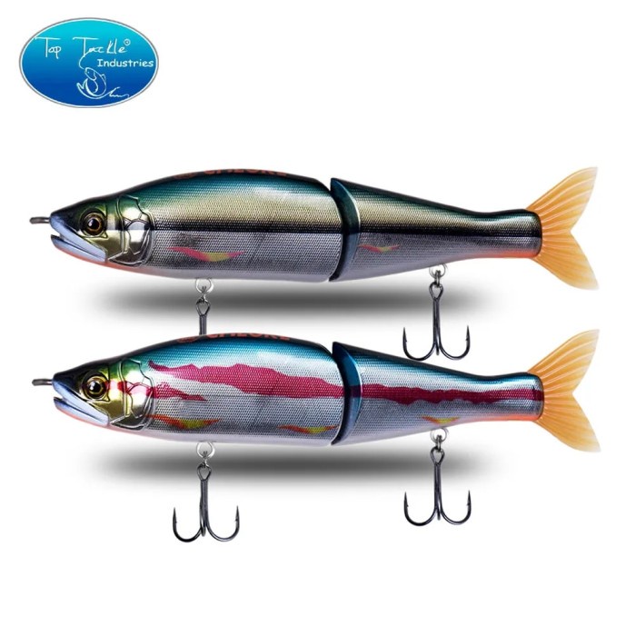 swimbait fishing lure floating slow sinking 178mm artificial