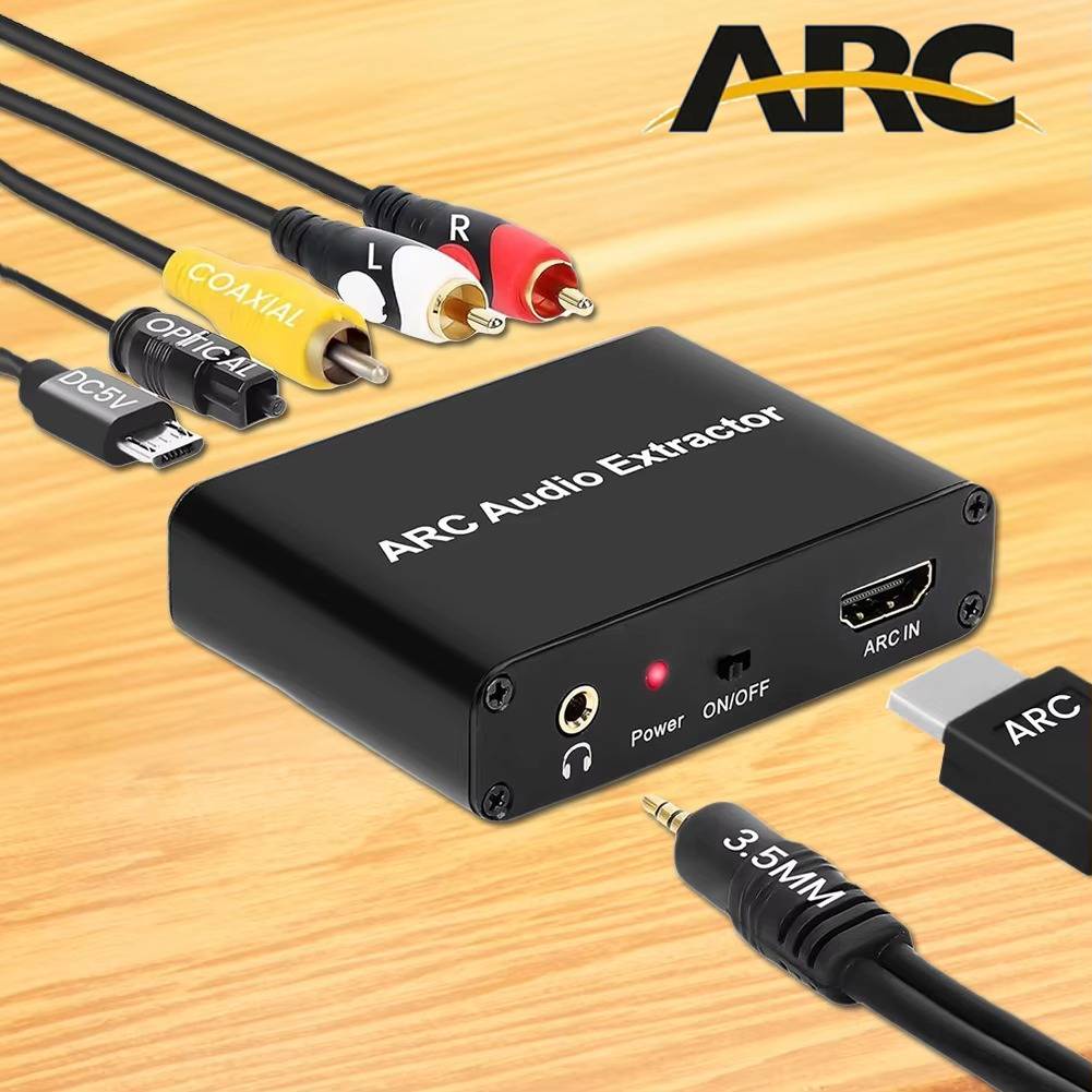 ARC Audio extractor Compatible ARC Return Extractor DAC Converter ARC SPDIF Optical to Optical 3.5mm