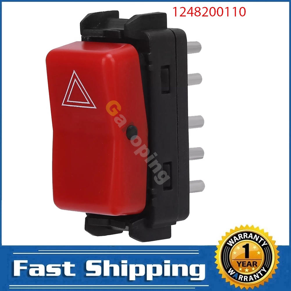 SALE Warning Hazard Light Emergency Flasher Switch Button For Mercedes-Benz R107 W123 W126 190E 300 