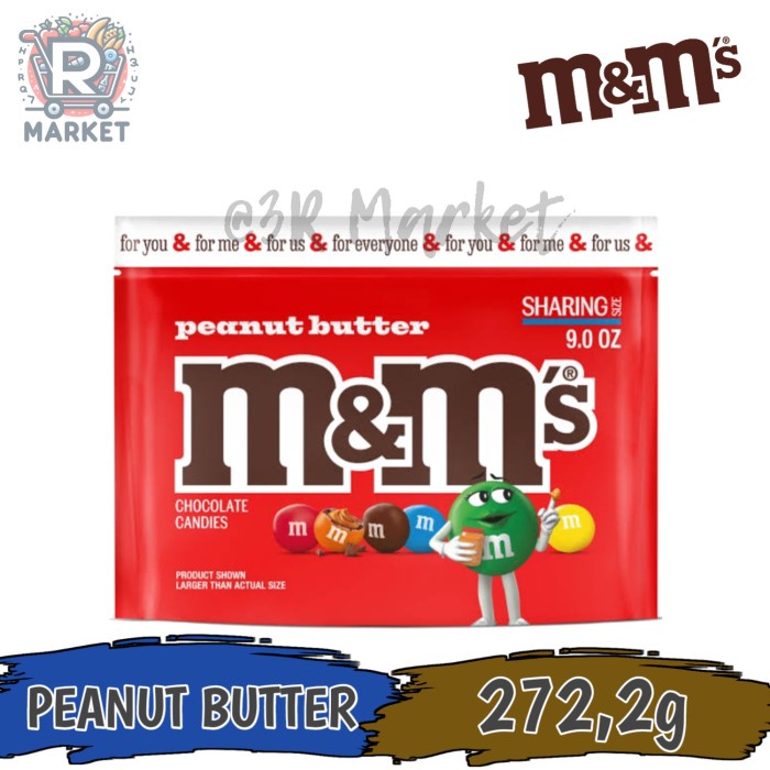 

M&ms Peanut Butter Chocolate Candies Sharing Size