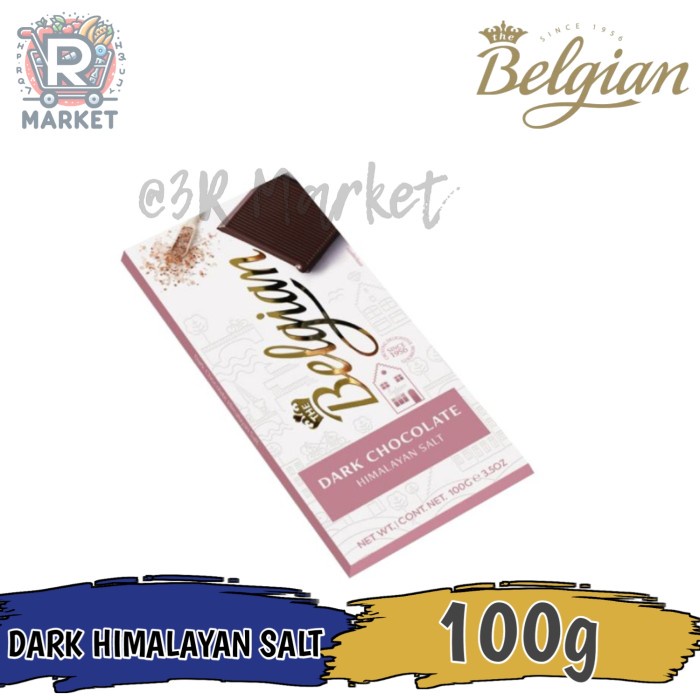 

The Belgian Dark Chocolate Himalayan Salt Chocolate Bar