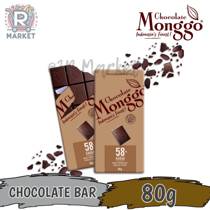 

Chocolate Monggo 58% Kakao Chocolate Bar