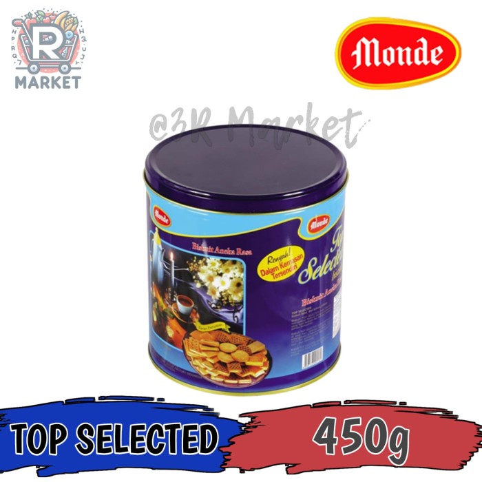 

Monde Assorted Top Selected Biscuit Aneka Rasa Kemasan Kaleng