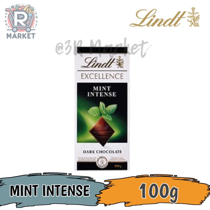 

Lindt Excellence Mint Intense Dark Chocolate