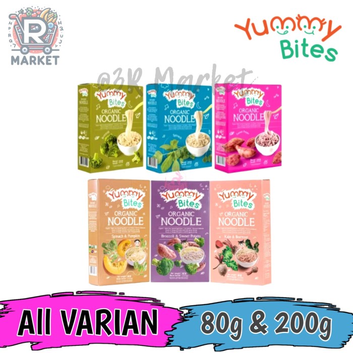 

Yummy Bites Organic Noodle Mie Bayi Organic Mpasi All Varian