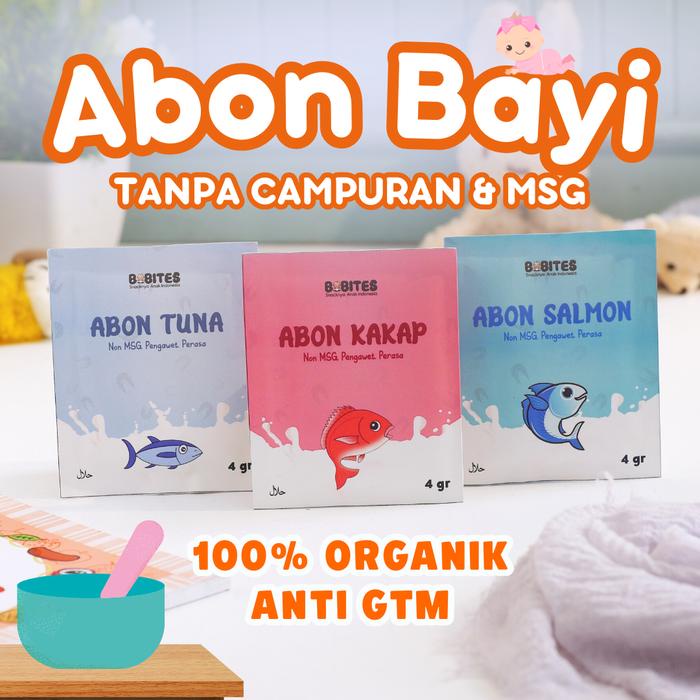 

HC350 Abon Bayi Bebites Tanpa Campuran Kemasan 1x Makan Puree Abon Food Snack Cemilan MPASI Sapi
