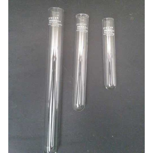 IWAKI TABUNG REAKSI 7ML L TEST TUBE WITH RIM HAPPY SHOPPING :)