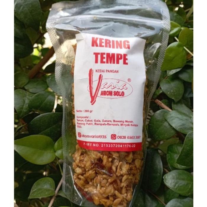 

OBRAL Kering Tempe Varia orek tempe manis pedas gurih 200gr oleh oleh khas solo EX314