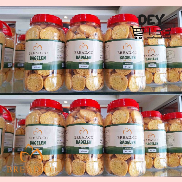 PROMO BREADCO Bagelen Kering Jumbo Original/Keju BREAD CO Oleh-Oleh Bandung ZJ960