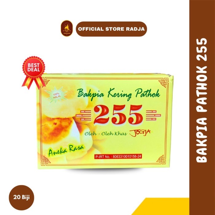 

TERMURAH Bakpia Pathok Kering 255 Aneka Rasa - Oleh Oleh Jogja EJ75