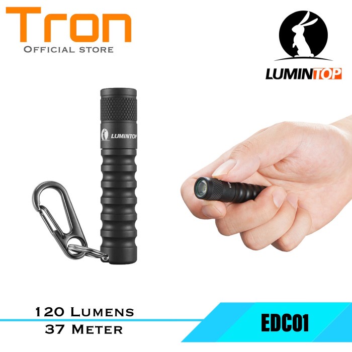LUMINTOP EDC01 Flashlight Senter LED 120 Lumens 37 Meter