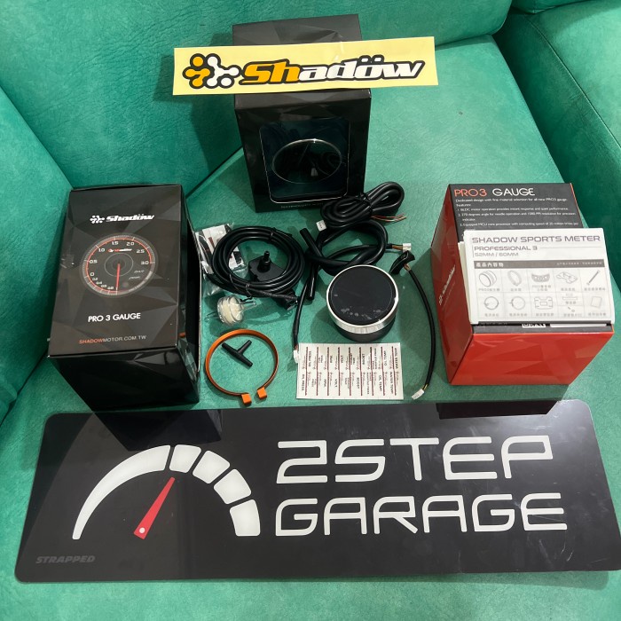 Boost Meter Gauge Shadow PRO3 Turbo (3 Bar) Universal