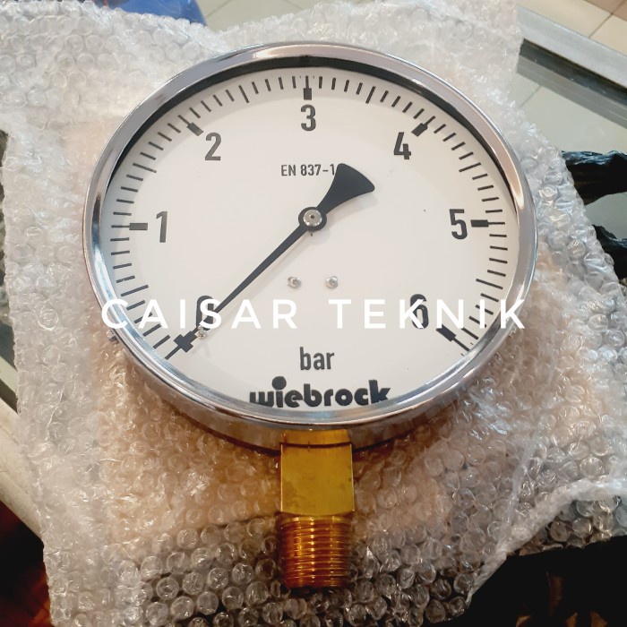 Pressure Gauge 6" inch 6 Bar Wiebrock