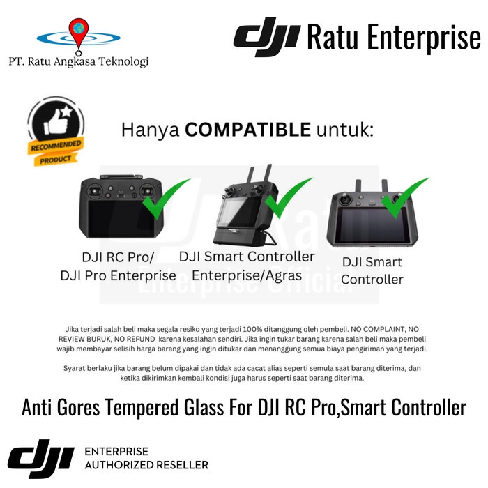 Anti Gores Tempered Glass Remote Drone DJI RC PRO DJI Mavic 3 Enterprise DJI Mavic 3 Thermal DJI