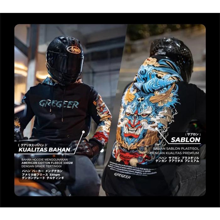 HOODIE SUNMORI GREGER BLUE DEVIL JAKET SUNMORI JUMBO -AmanahJaminan