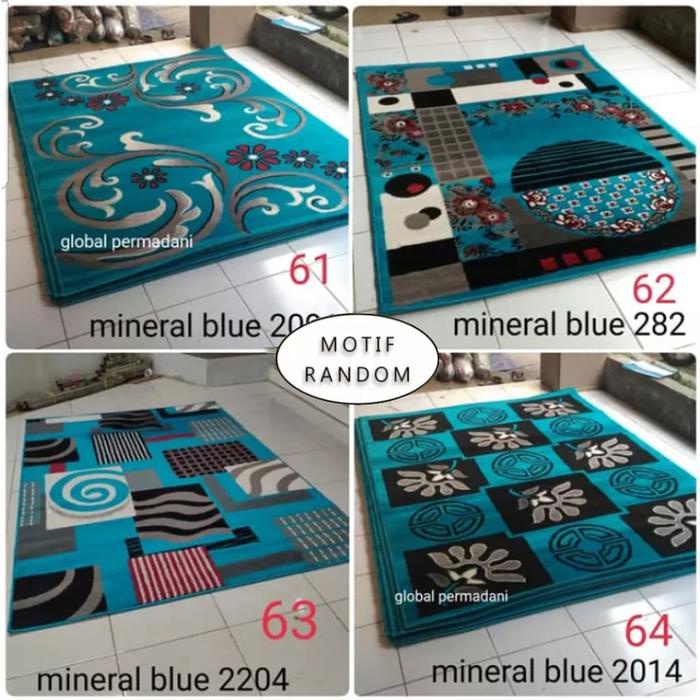 KARPET LANTAI KARPET MODERNO ASLI PREMIUM UKURAN 115 X 155 - TANGKASAP