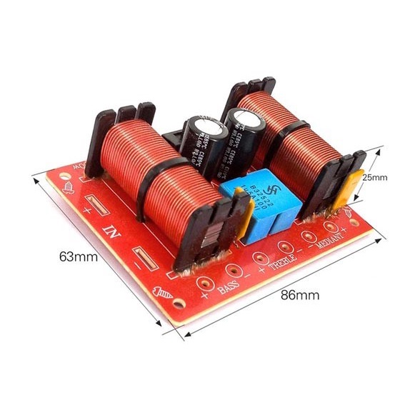 ~@~@~@~@] Sepasang 150 Watt 3 Way HiFi Speaker Crossover - 3 Jalur