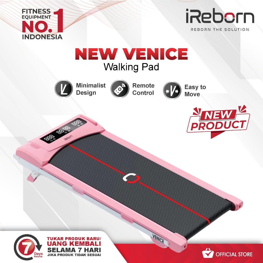 Alat Fitness Treadmill iReborn Venice M8 (BANDUNG)