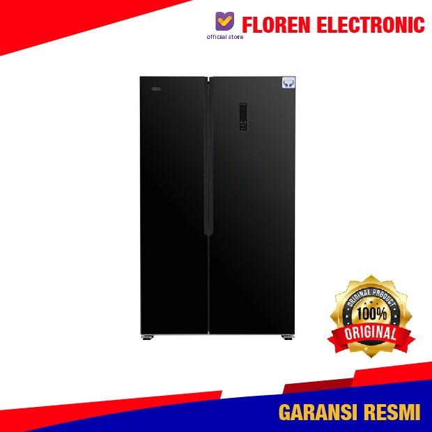 Gea Kulkas Side by side G2D-472 / G2D 472 / G2D472 BLACK jabodetabek