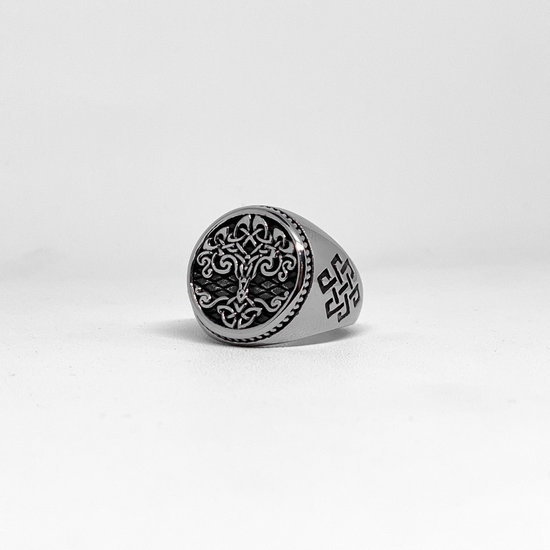 Neverade - Tree of Life Ring - Cincin Stainless Steel Dw05