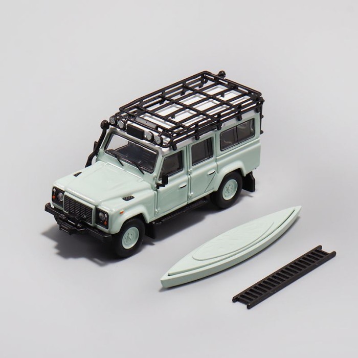 PROMO MASTER 1/64 MASTER64148 MASTER64149 LAND ROVER DEFENDER 110 W ACCESORIES CAMEL GREEN DIECAST
