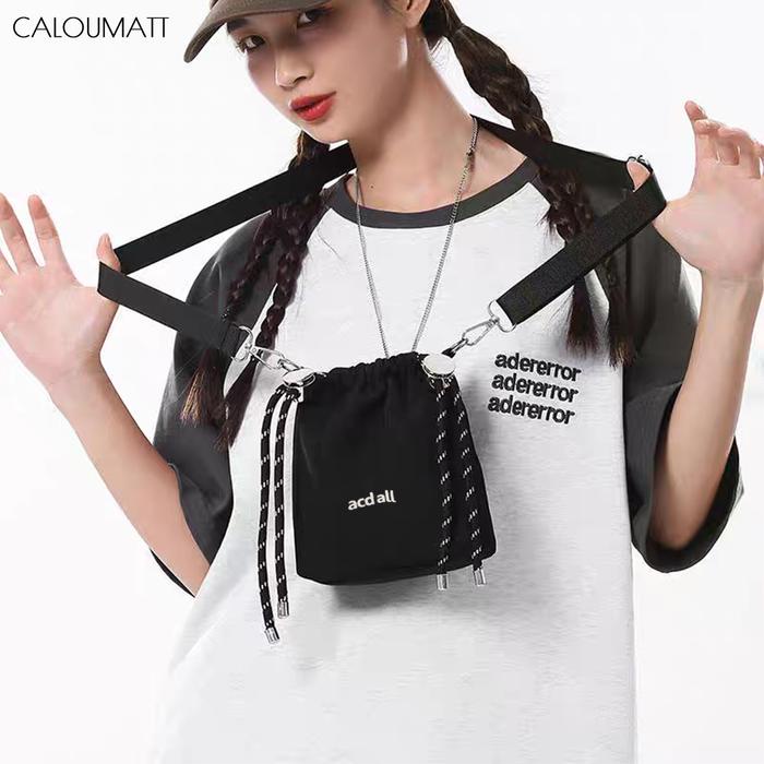 CodStok Tersedia Tas Selempang Kanvas Tas Bahu Tunggal Tas Wanita Tas Hp Mini Wanita Trendy