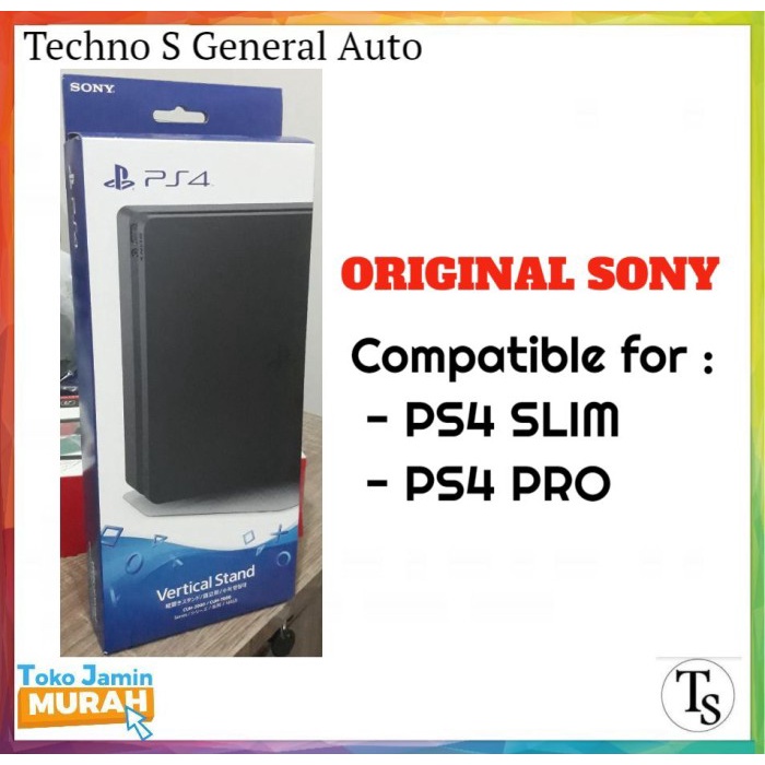 TERLARIS VERTICAL STAND PS4 SLIM / PRO ORIGINAL SONY - PS 4 VERTIKAL STAND SONY READY