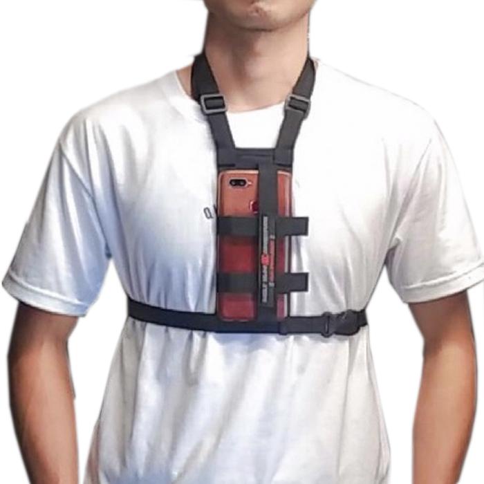 Najwa Gadget Holder Hp Dada Vertikal/Berdiri Mode Portrait Premium High Quality Holder Motor Mancing