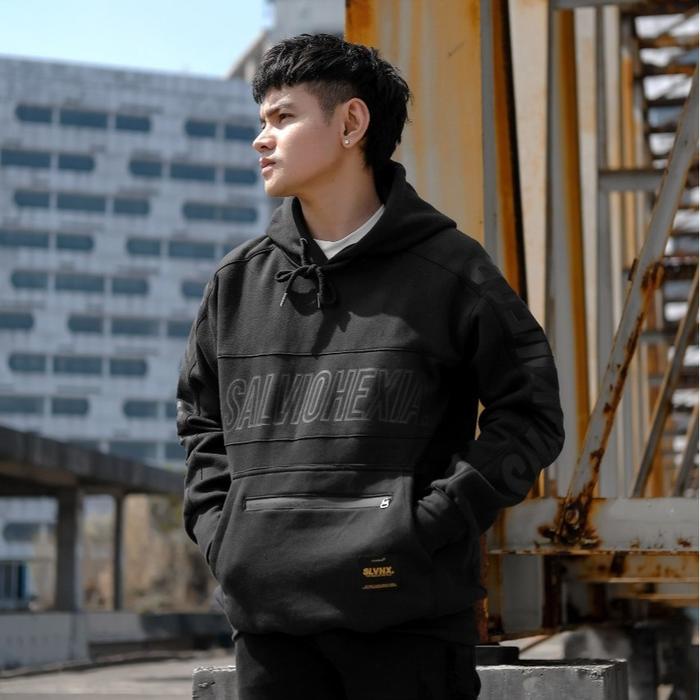 SWEATER HOODIE CAGOULE HITAM SALVIO HEXIA SWITER HODIE RACING SUNMORI PREMIUM Nyaman Pria Wanita