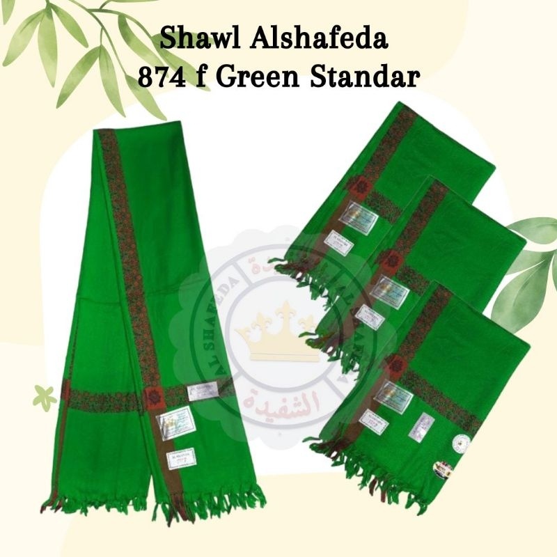 GoodProd- Sorban Kashmiri Hijau Alshafeda/Shawl Kashmiri Hijau Alshafeda 874f