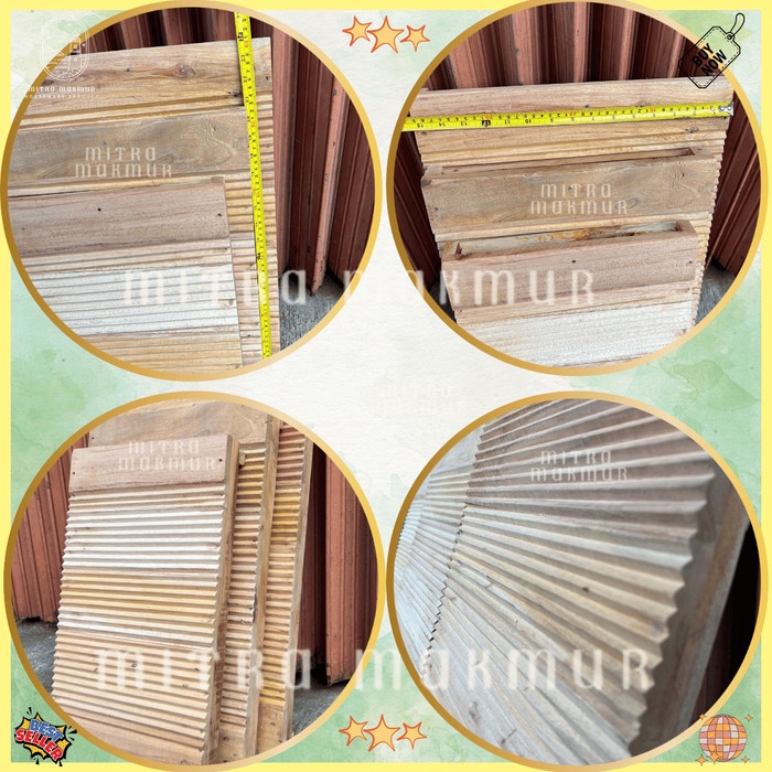 PAPAN CUCI /PENGGILESAN KAYU BESAR 60X40CM