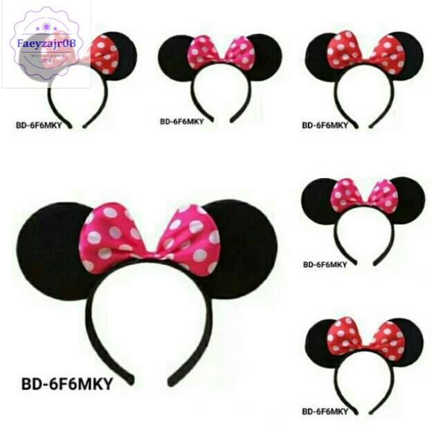 Bando mikey mouse 6 pcs grosir lusinan