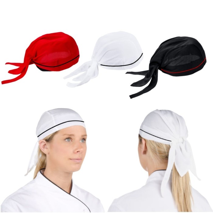 Dresto- Topi Chef Topi Koki Chef Hat Topi Koki Dewasa Unisex All Size